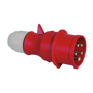FICHA MACHO 2 PUNTOS + TIERRA 16A IP67 220V