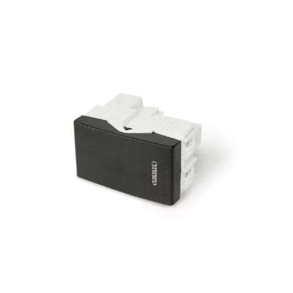 INTERRUPTOR UNIPOLAR SIMPLE NEGRO