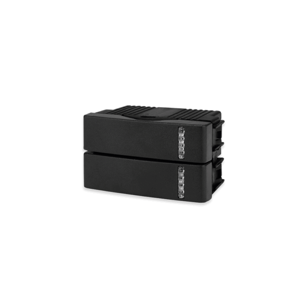 INTERRUPTOR UNIPOLAR DOBLE NEGRO