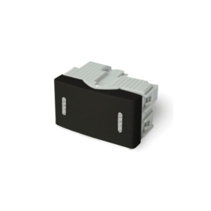 INTERRUPTOR UNIPOLAR COMBINADO NEGRO