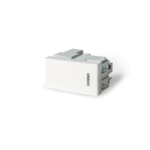 INTERRUPTOR PULSADOR BLANCO 1 MODULO