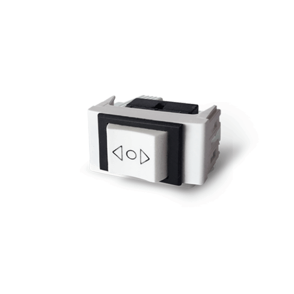 INTERRUPTOR INVERSOR 3 PUNTOS BLANCO 1 MODULO