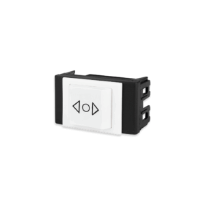 INTERRUPTOR INVERSOR 3 PUNTOS NEGRO KALOP