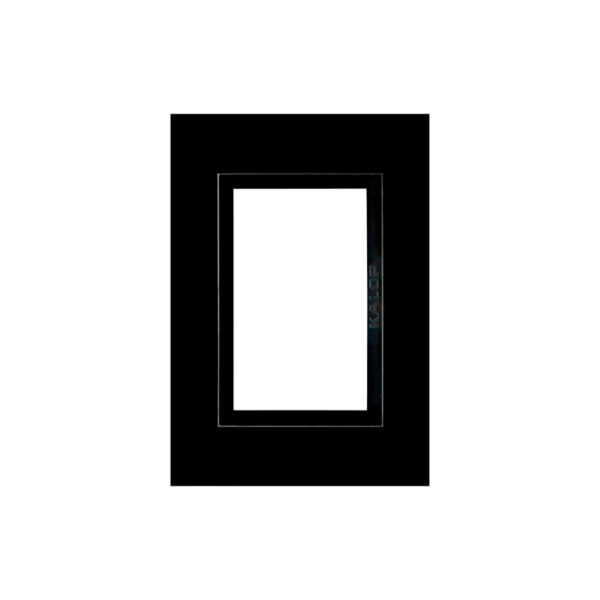 TAPA 3 MODULOS ZEN BASIC NEGRO