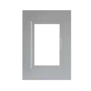 TAPA 3 MODULOS ZEN METAL PLATA