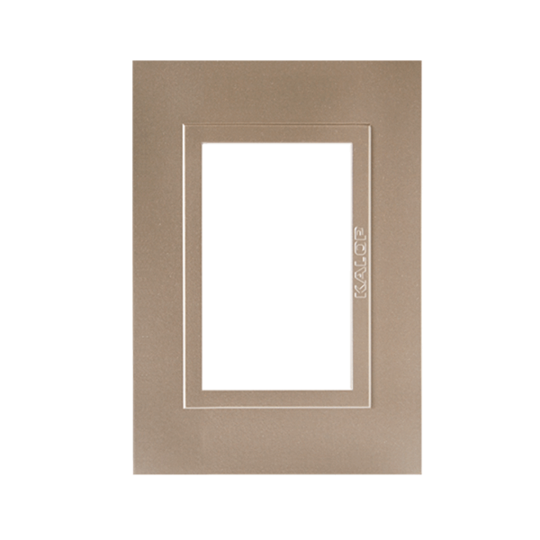 TAPA 3 MODULOS ZEN METAL ORO