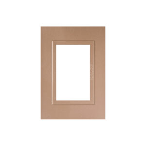 TAPA 3 MODULOS ZEN METAL BRONCE
