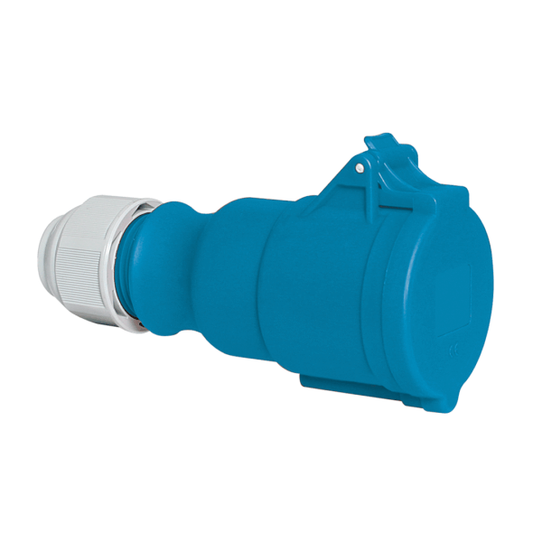 TOMA HEMBRA 2 PUNTOS + TIERRA 32A IP44 380V