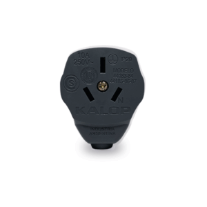 FICHA HEMBRA 10A LATERAL NEGRO KALOP