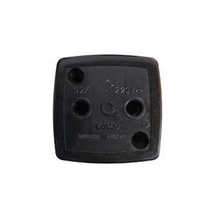 TOMA BASE INDUSTRIAL 2x32A NEGRO