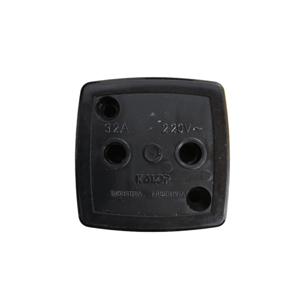 TOMA BASE INDUSTRIAL 2x32A NEGRO