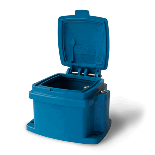 CAPSULADO DE ARRIMAR VACIA AZUL 32A