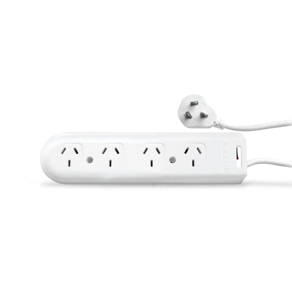 PROLONGADOR 4 TOMAS 1.5m BLANCO KALOP
