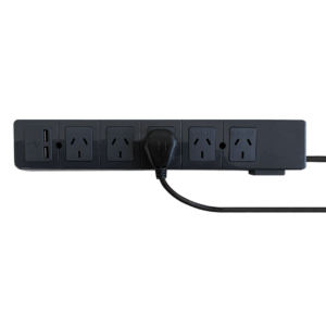 PROLONGADOR 5 TOMAS 1.5m CON USB NEGRO KALOP