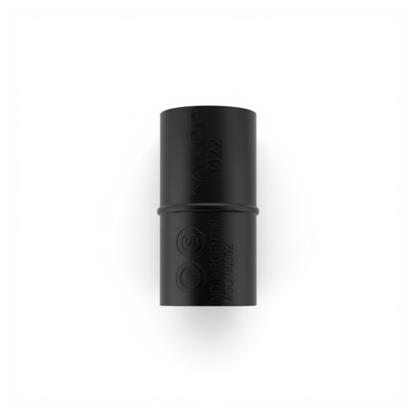 UNION PARA CAÑO 20mm NEGRO KALOP