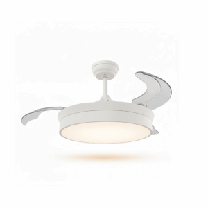 VENTILADOR DE TECHO RETRACTIL BLANCO