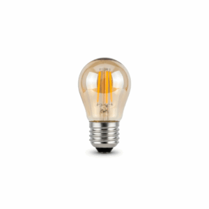 LAMPARA VINTAGE GOTA G45 4W AMBAR