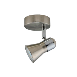 SPOT SIMPLE PAZ 1 CONO NIQUELADO MATE
