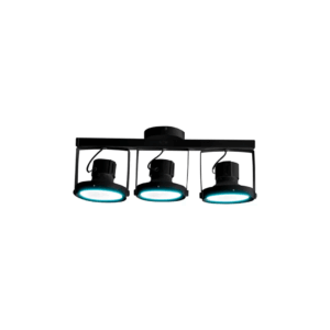 CABEZAL YON 3 X AR111 NEGRO