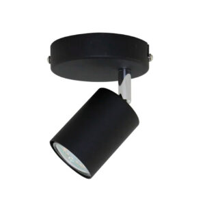 SPOT SIMPLE SUR 1 CILINDRO NEGRO