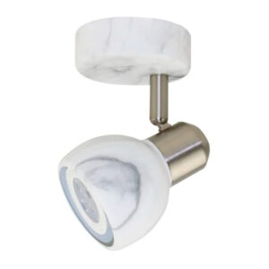 SPOT SIMPLE CARRARA-INOX PARA GU10