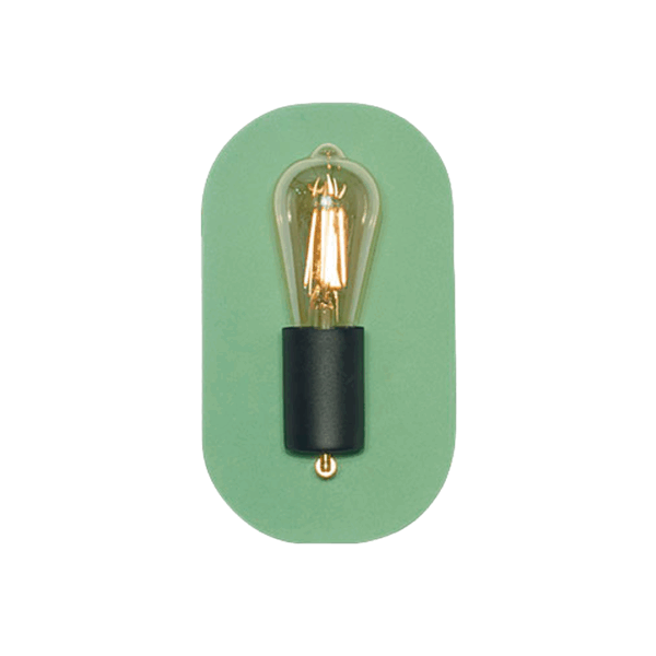 APLIQUE PARED OVAL 4515 CHAPA E27 - Imagen 2