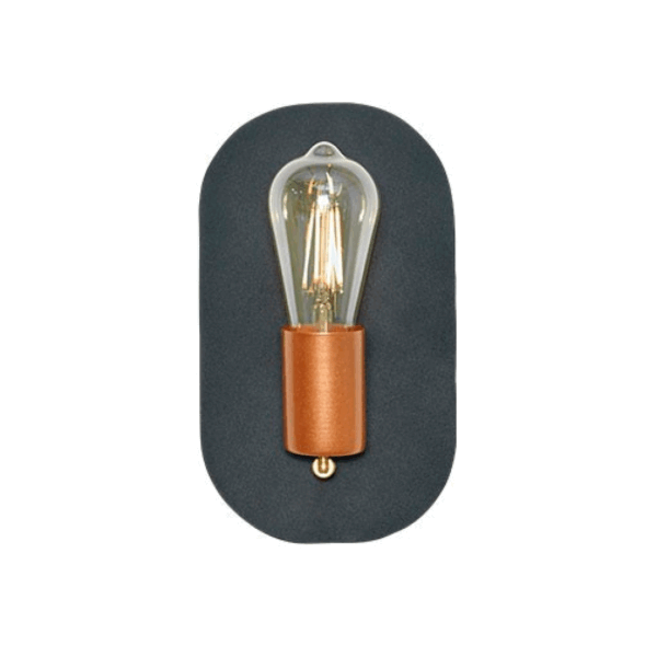 APLIQUE PARED OVAL 4515 CHAPA E27