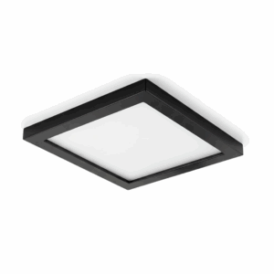 PANEL DE ARRIMAR 20W NEGRO CUADRADO LUZ FRIA TBCIN