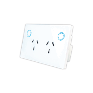 TOMA DOBLE SMART MGK-TW2 BLANCO