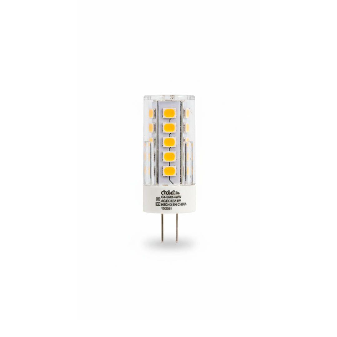 LAMPARA G4  4W  12V  LUZ CALIDA TBCIN