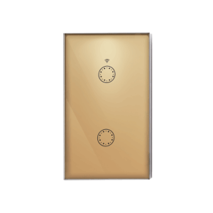 FRENTE 2 TECLAS SMART DORADO