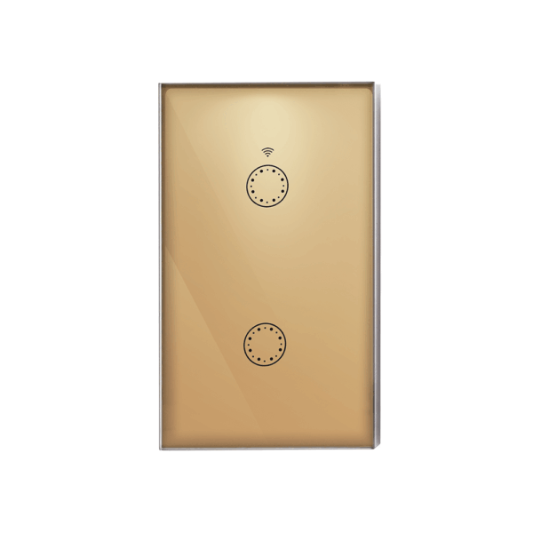 FRENTE 2 TECLAS SMART DORADO