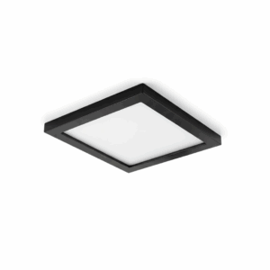 PANEL DE ARRIMAR 8W NEGRO CUADRADO LUZ FRIA TBCIN