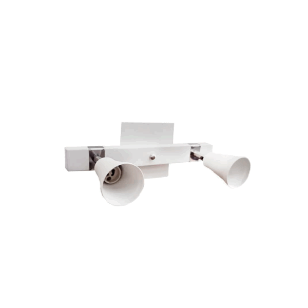 APLIQUE 218bl DUBLIN 2 DICROICAS BLANCO DEMASLED