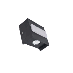 APLIQUE BIDIRECCIONAL LINO 1  6W NEGRO