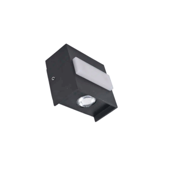 APLIQUE BIDIRECCIONAL LINO 1  6W NEGRO