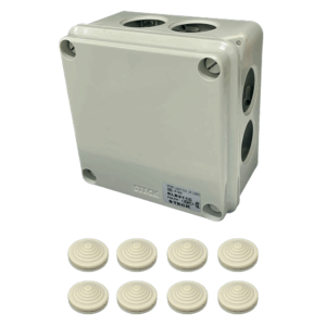 CAJA PASO IP55 102x102 8 CONOS