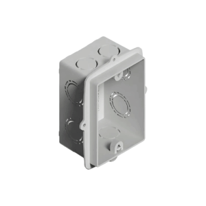 CAJA RECTANGULAR PVC STRADA GRIS