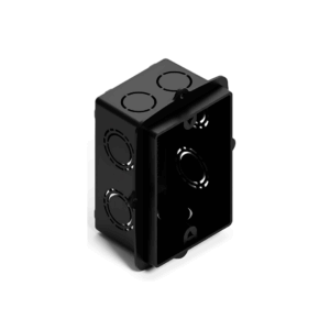 CAJA RECTANGULAR PVC STRADA NEGRO