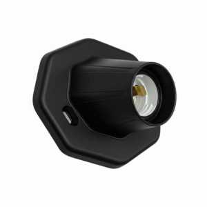 PORTALAMPARA RECEPTACULO CURVO PVC