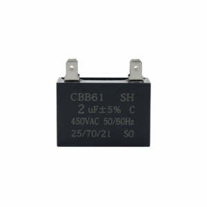 CAPACITOR 2 UF CUADRADO PARA VENTILADOR