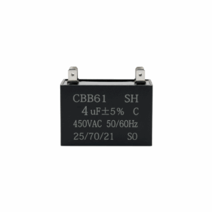 CAPACITOR 4 UF CUADRADO PARA VENTILADOR