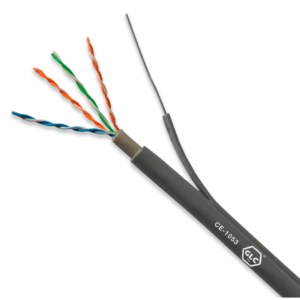 CABLE UTP5 EXTERIOR CON PORTANTE