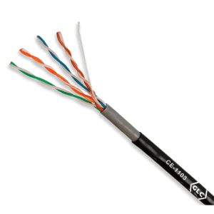 CABLE UTP5 EXTERIOR 2 VAINA NEGRO