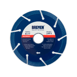 DISCO DIAMANTADO 115mm 3en1 BREMEN