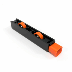 R42-RUEDA DOBLE MODENA 90° NARANJA