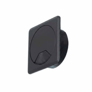 PASACABLE CUADRADO 60mm BLANCO-NEGRO BRONZEN