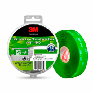 CINTA DOBLE FAZ TRANSPARENTE 19x5 3M