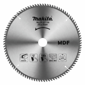 DISCO PARA MADERA 255mm MAKITA 100 MDF D-57130