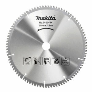 DISCO PARA CORTE DE ALUMINIO 260mm MAKITA 100x     D-03414